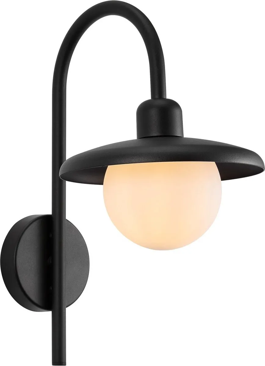 Nordlux Berlo Wandlamp E27 - Zwart