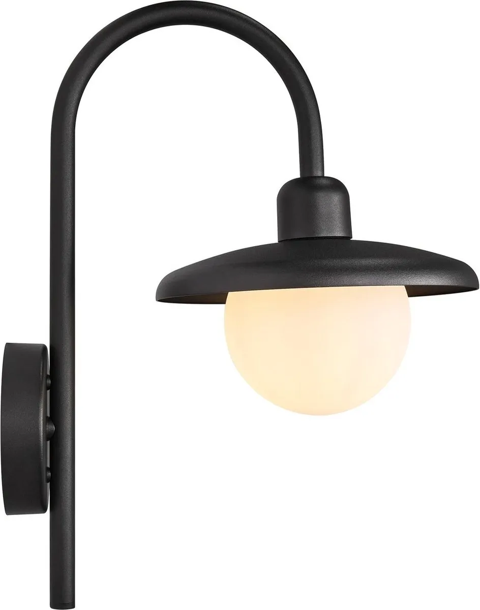 Nordlux Berlo Wandlamp E27 - Zwart