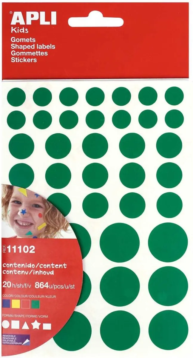 Apli Kids Gekleurde Stickers