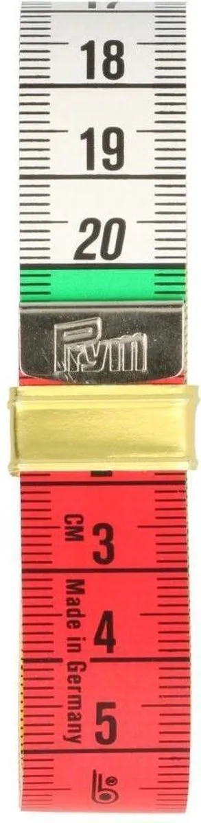 Prym Centimeterlint 150cm Rood-Wit