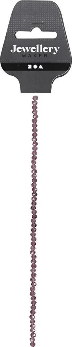 Creativ Company Facet Kralen 4mm Paars - 45 Stuks