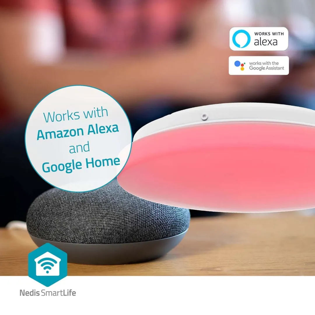 Nedis SmartLife Plafondlamp RGBW Ø26cm