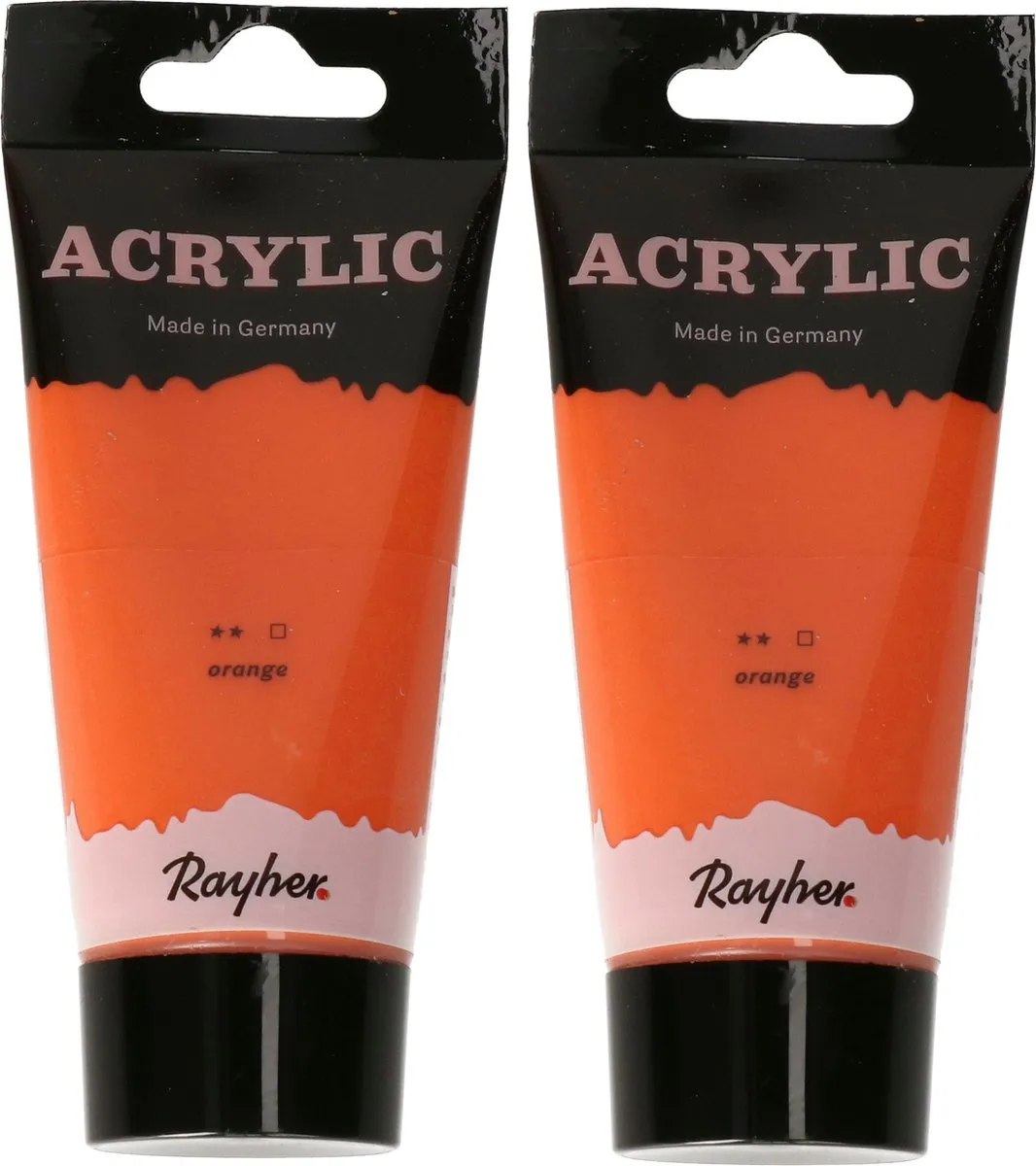 Rayher Acrylverf op waterbasis Oranje 75ml