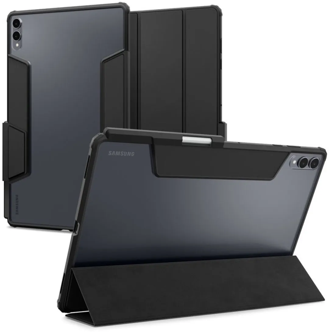 Spigen Ultra Hybrid Pro Bookcase 8800283313536 - Samsung Galaxy Tab S11 Ultra - 14.6" - Zwart