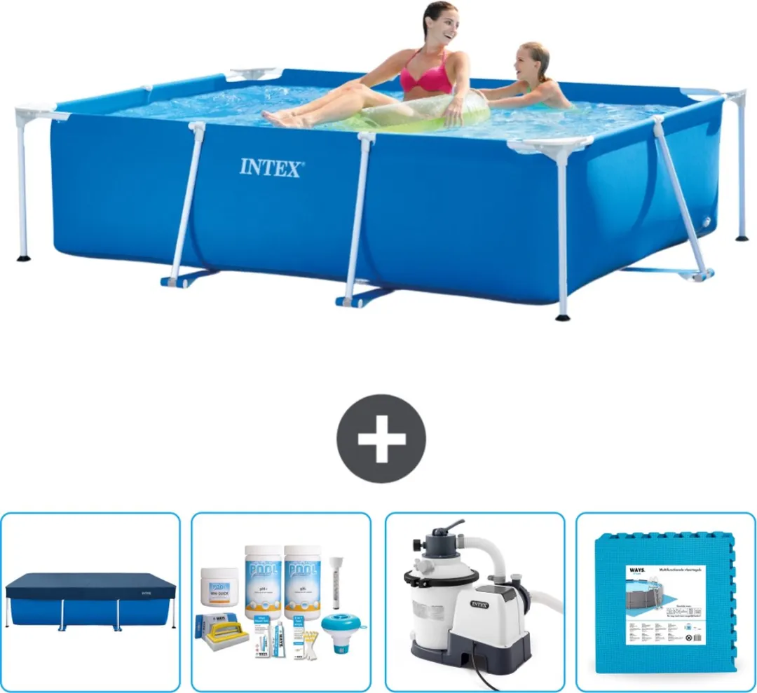 Intex Frame Zwembad 220x150x60cm Blauw - 1662L