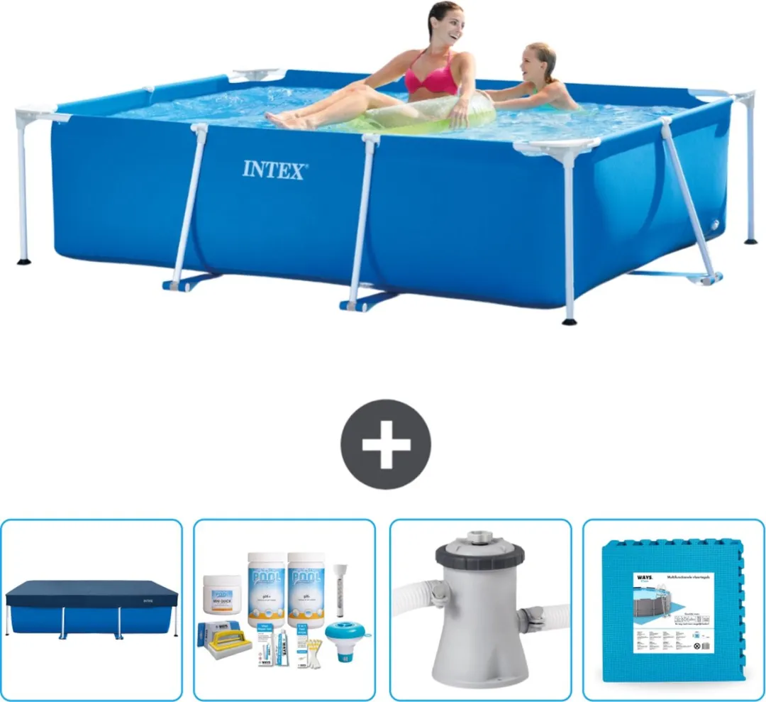 Intex Frame Zwembad 220x150x60cm Blauw - 1662L