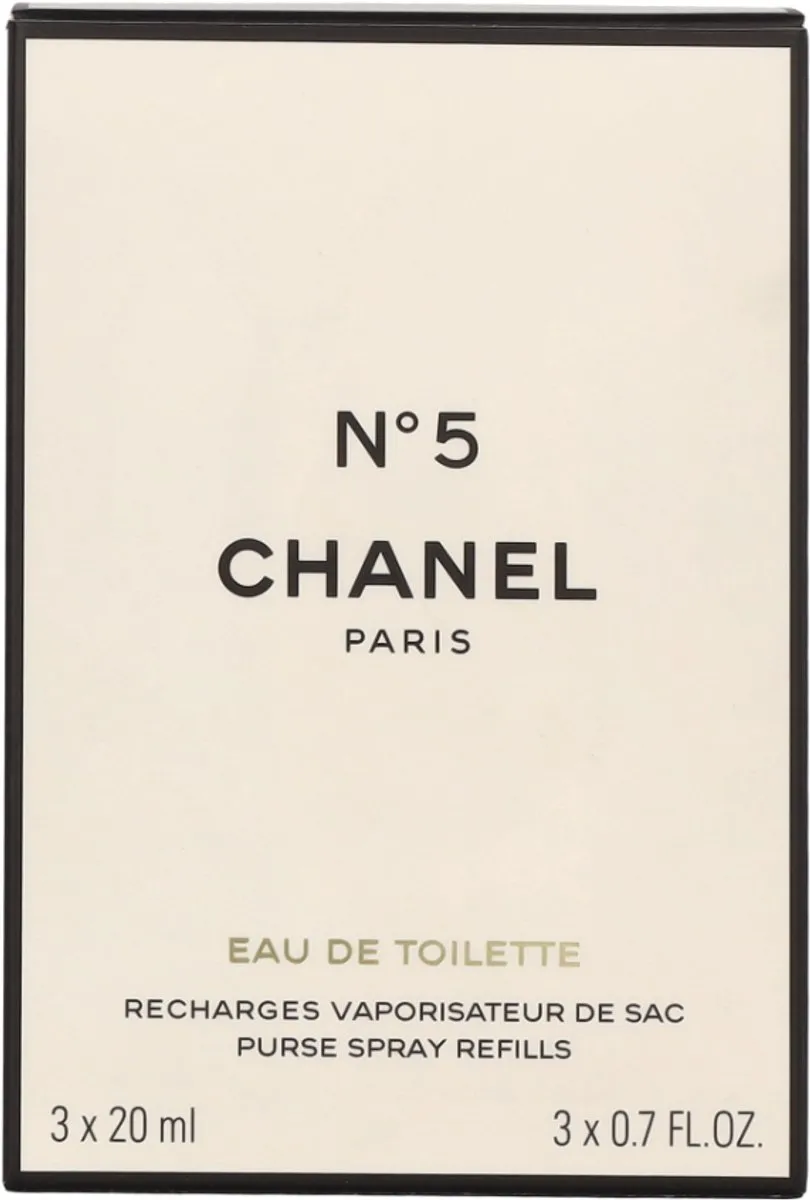 Chanel N°5 Twist and Spray Refill 60ml - 3x20ml - afbeelding 6 van 6