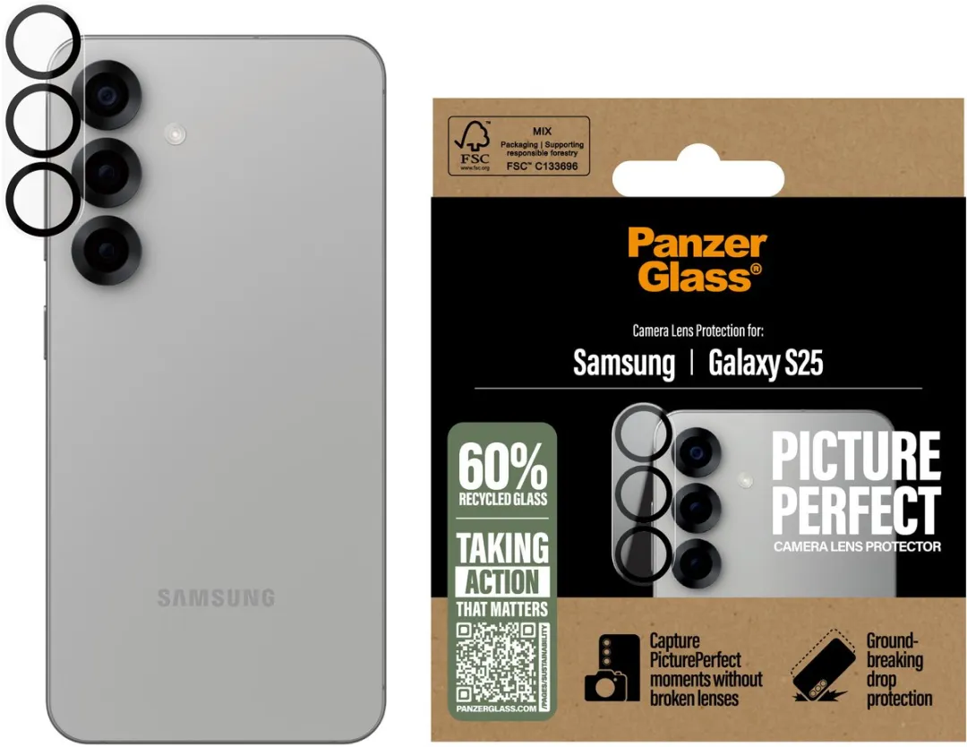 PanzerGlass PicturePerfect Camera Protector S25 - Case Friendly
