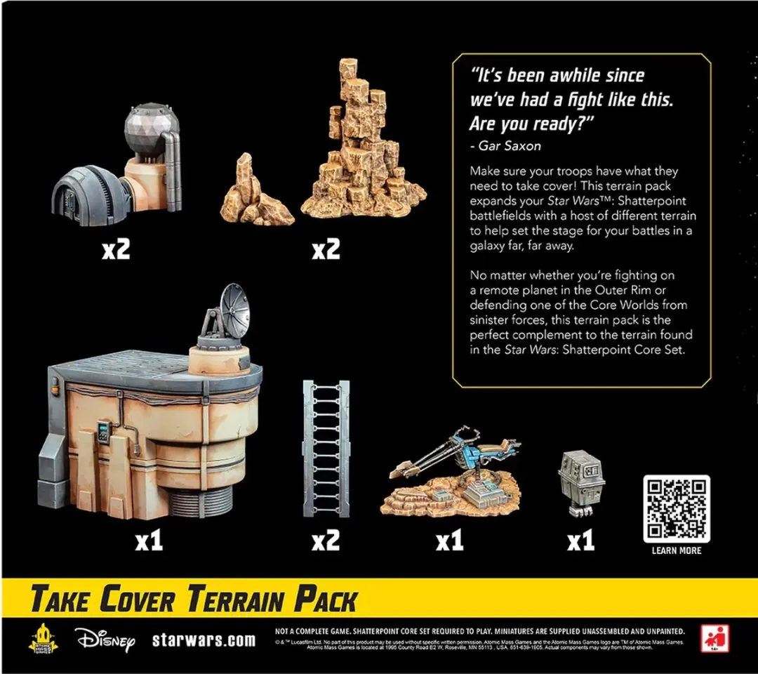 Atomic Mass Games Star Wars Shatterpoint SWP17 Ground Cover Terrain Pack