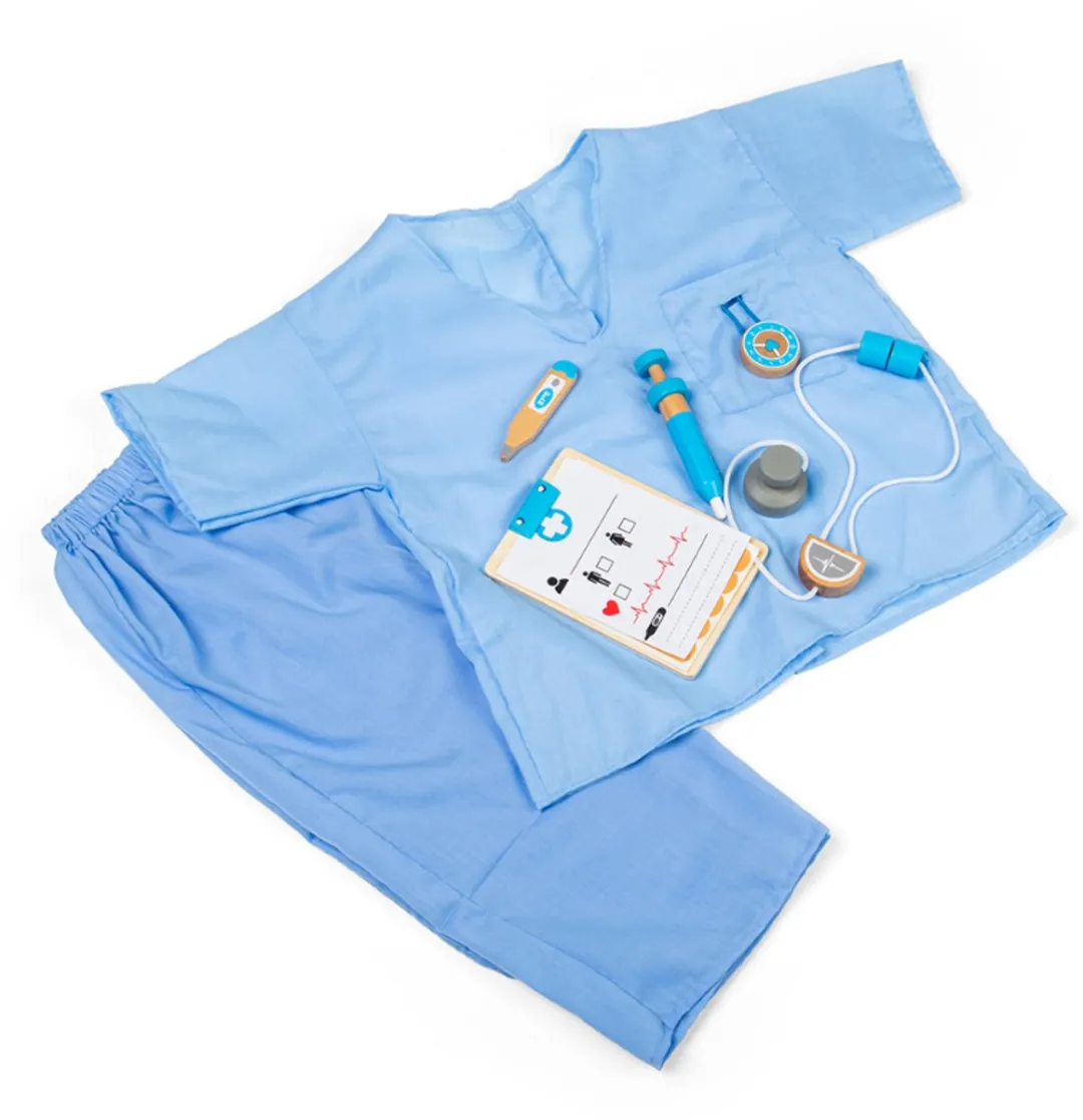 BIGJIGS Dokter Verkleedset 3-5 jaar - Multi