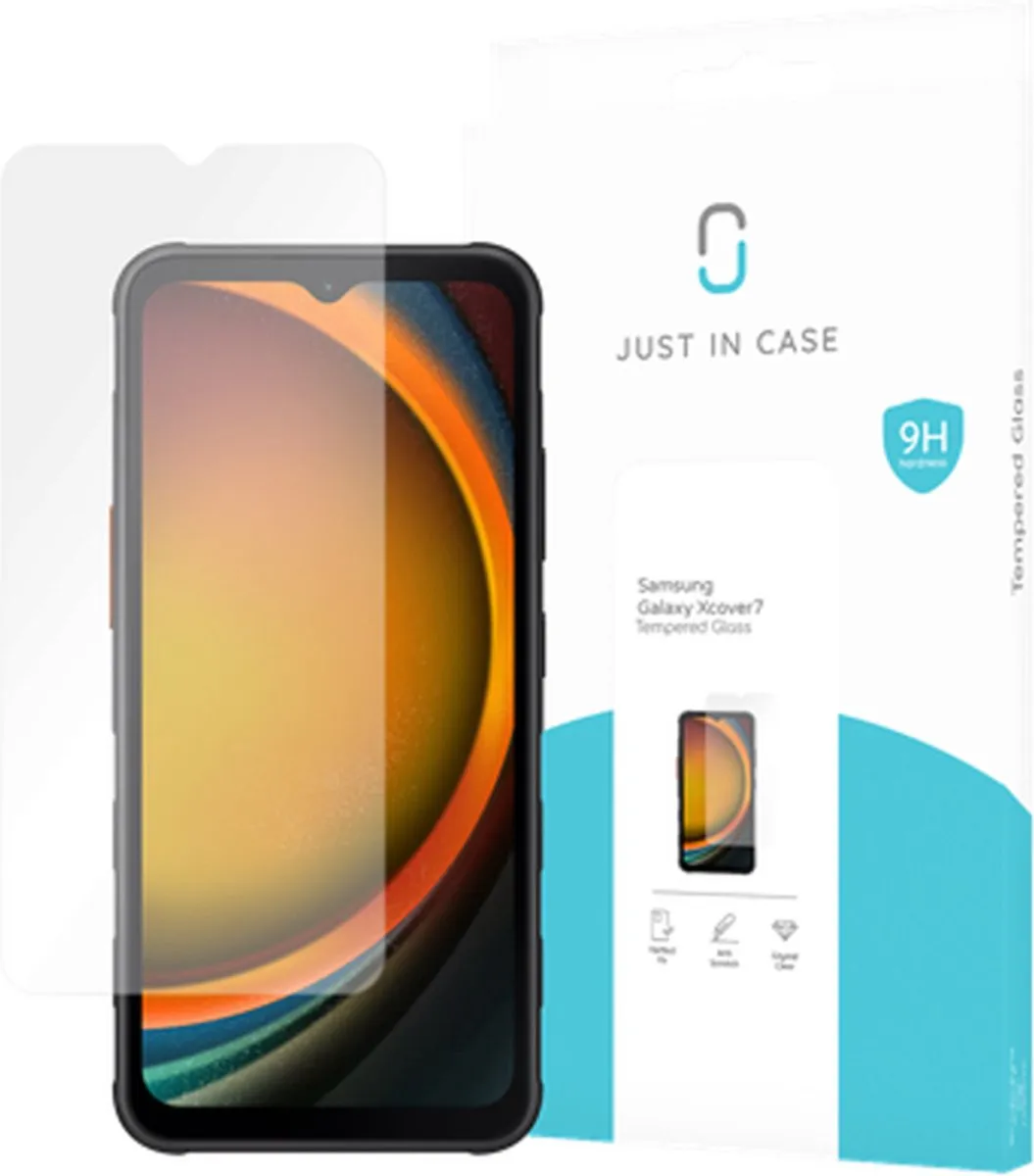 Just in Case Cazy Screenprotector Samsung Galaxy Xcover7 - Gehard Glas