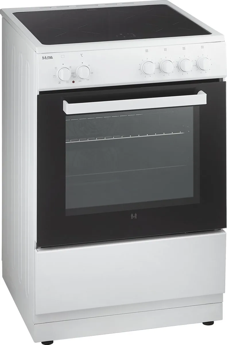 Etna FIV560WIT Inductiefornuis 60cm - 4 Zones - 7,6 kW