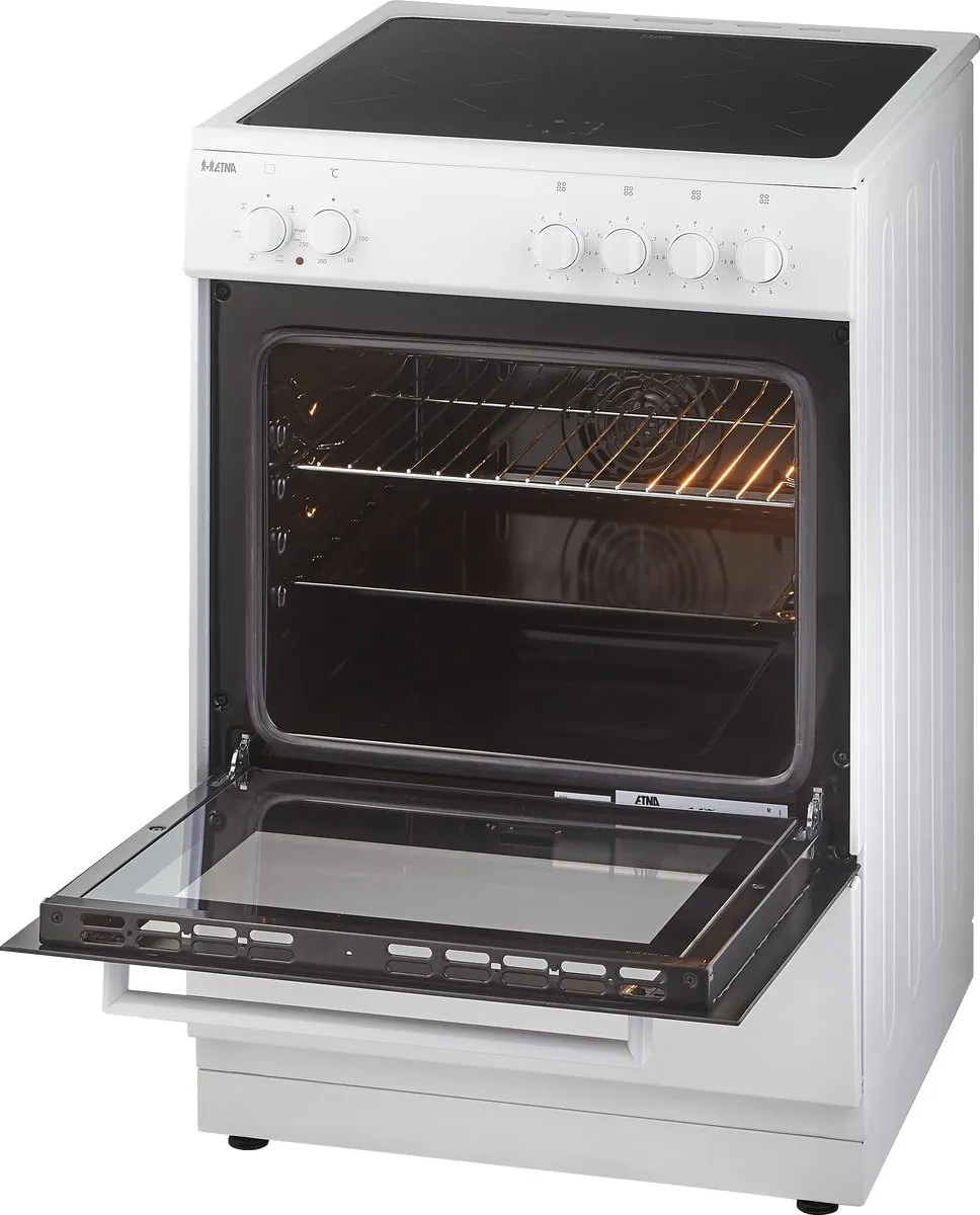Etna FIV560WIT Inductiefornuis 60cm - 4 Zones - 7,6 kW