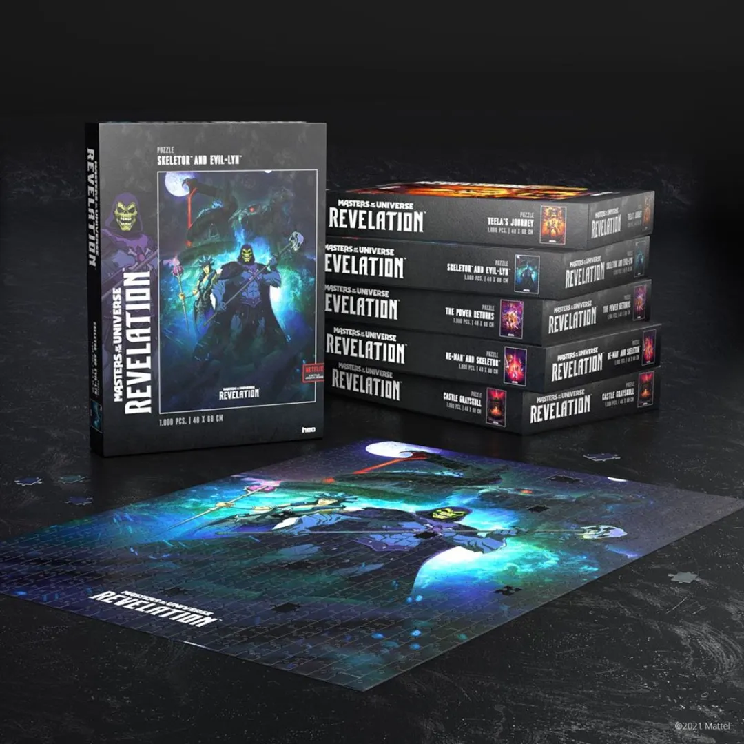 heo Games Masters Of The Universe - Skeletor And Evil-Lyn (1000 pieces) Puzzel - Multicolours