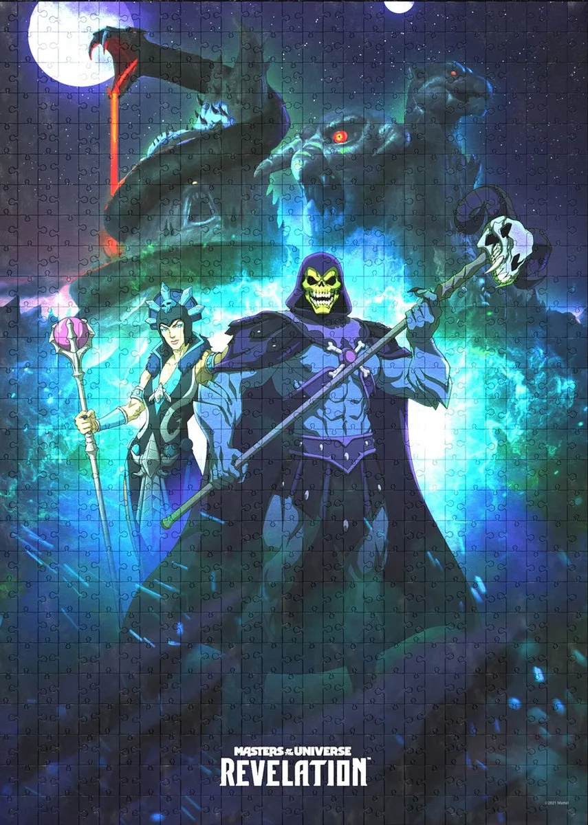 heo Games Masters Of The Universe - Skeletor And Evil-Lyn (1000 pieces) Puzzel - Multicolours