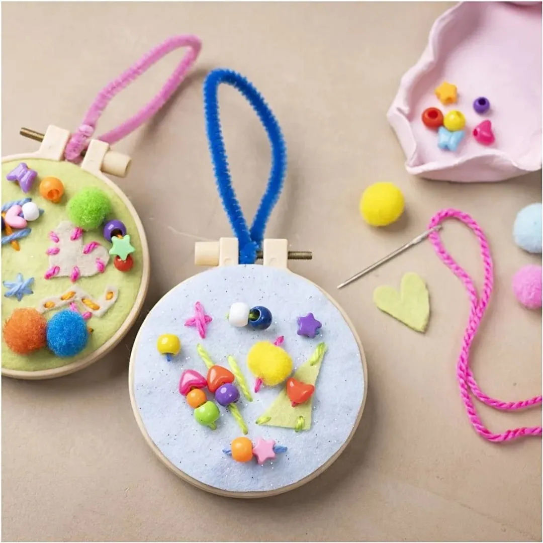 Creativ Company Mini Hobbyset Borduren - Multicolor