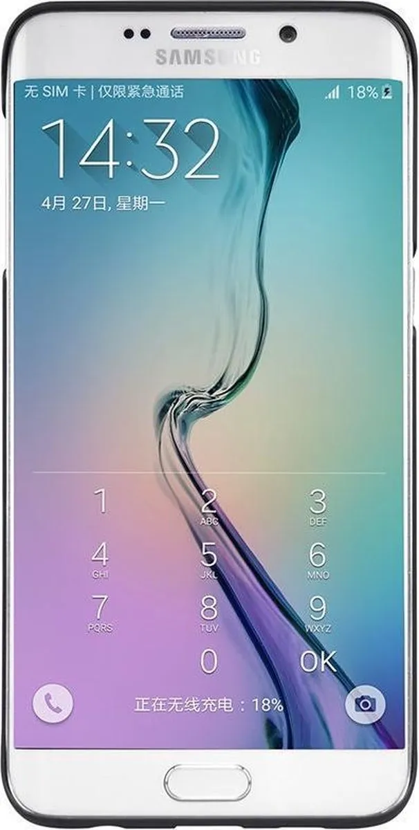 Nillkin Backcover Samsung Galaxy S6 Edge+ 6902048104174 - Zwart
