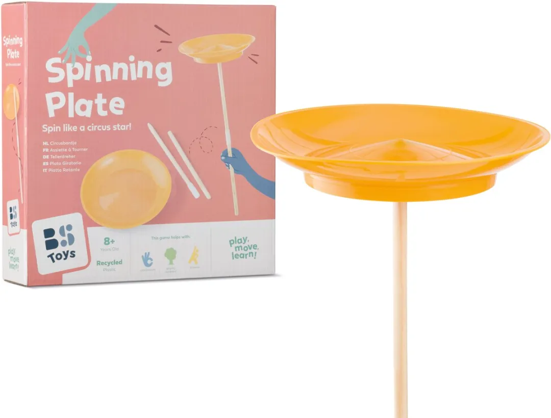 BS Toys Circusbordje - FSC Hout - 8+ Jaar - Geel