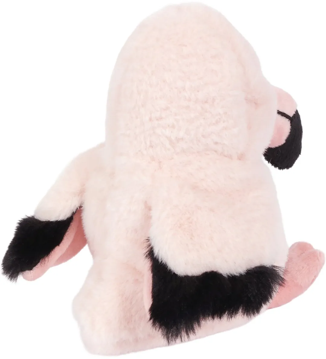 PIA Soft Toys Flamingo Pluche Knuffeldier - 17cm - Roze/Zwart