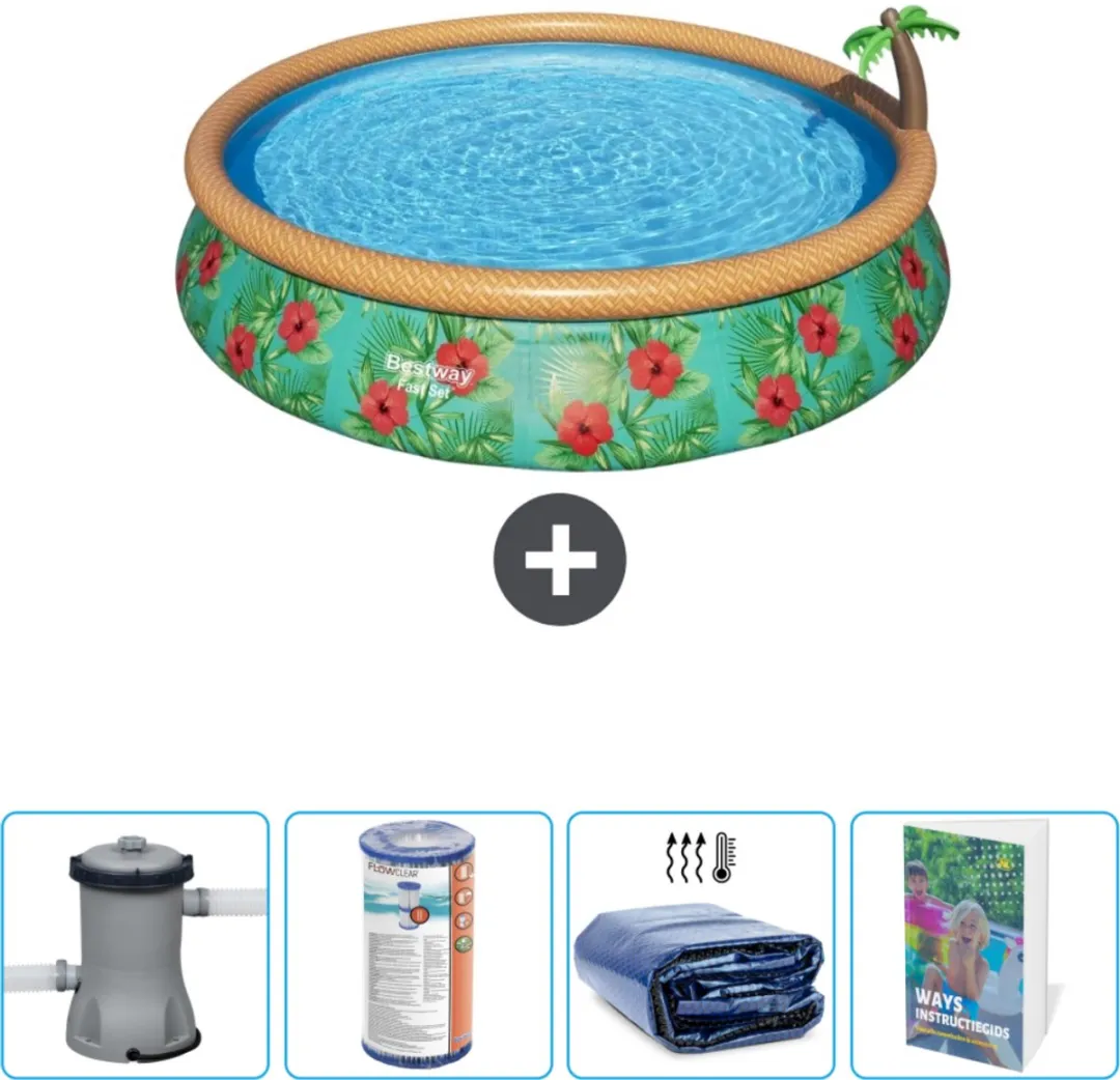 Bestway Fast Set Rond Zwembad 457x84cm