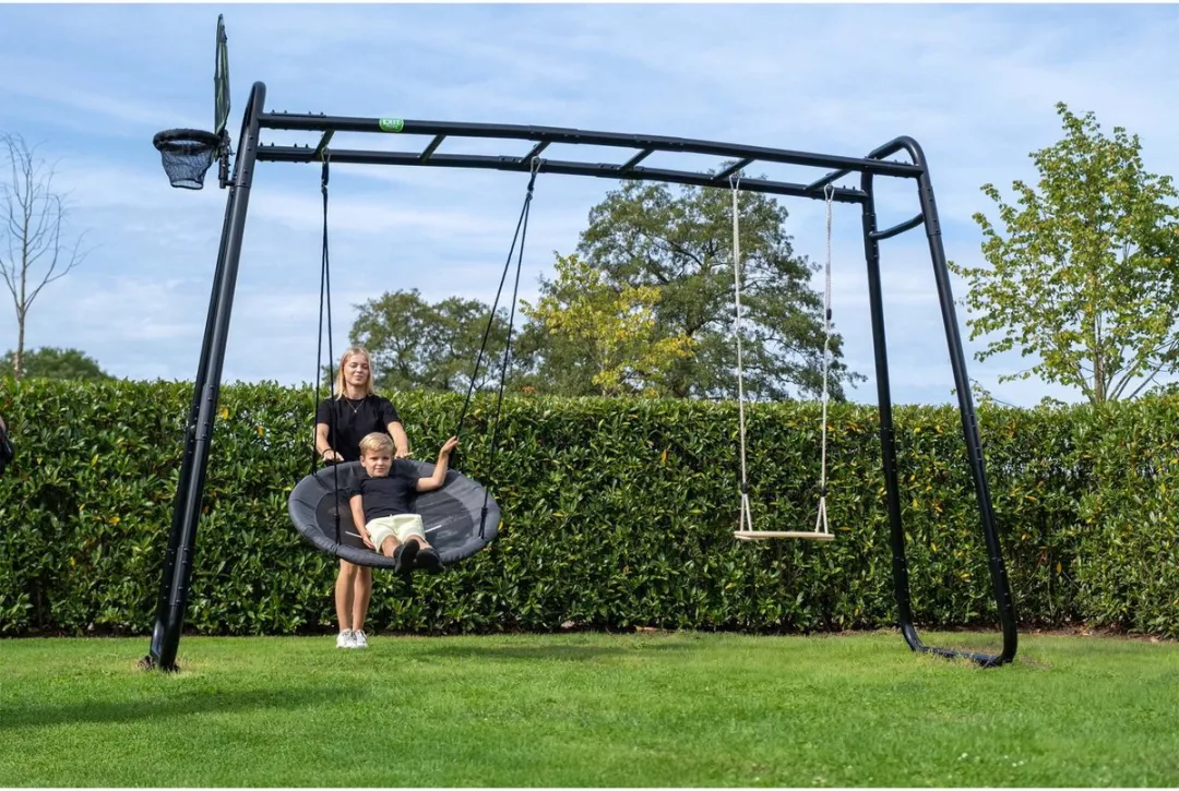 EXIT Toys Nestschommel - Zwart/grijs