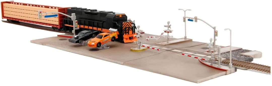Jada Fast & Furious Nano Train Scene Diorama