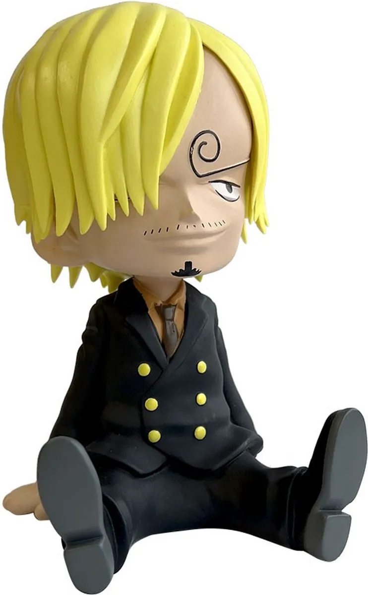 Plastoy One Piece Sanji Spaarpot - Geel/Zwart