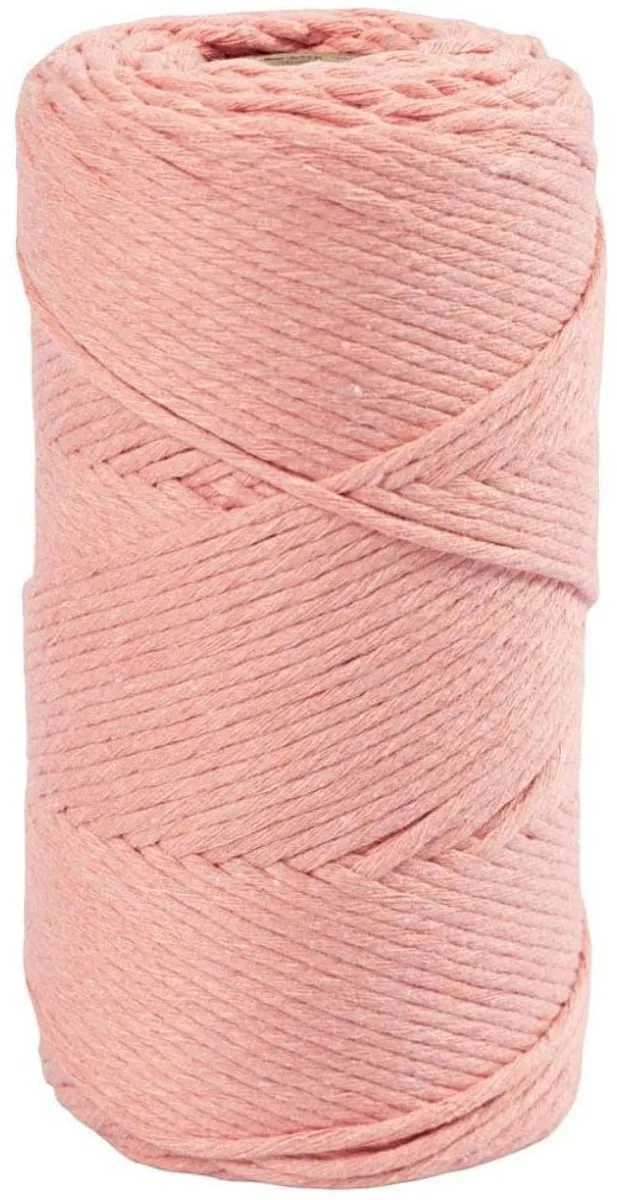 Creativ Company Macramékoord 2mm - 198m Roze