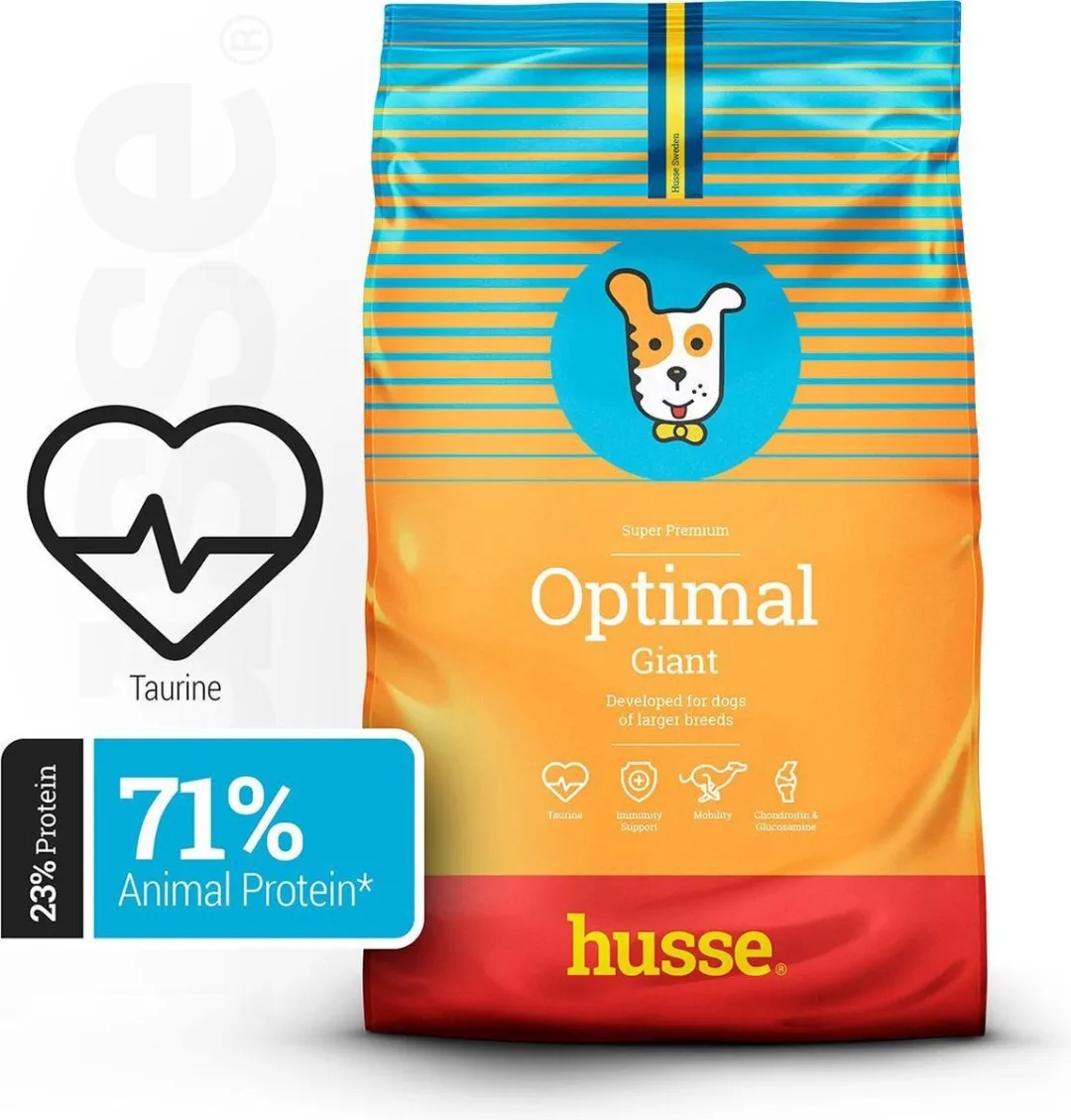 Husse Optimal Giant Hondenbrokken - 24 kg (2x12kg)
