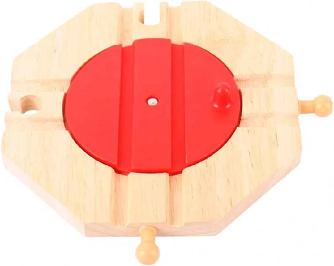 BIGJIGS Draaischijf 4 Richtingen BJT133 - 12 Stuks - Multi