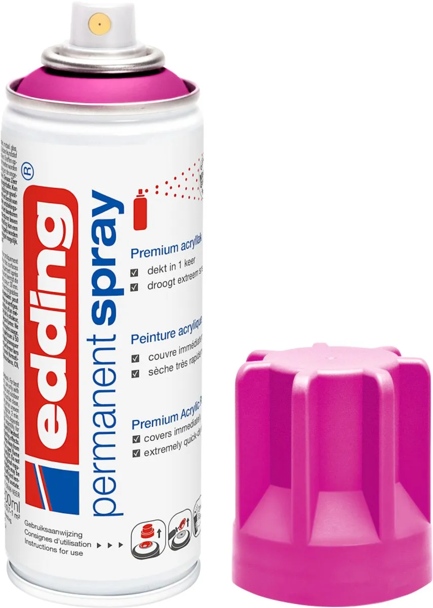 edding 5200 Spuitverf Telemagenta Mat 200ml