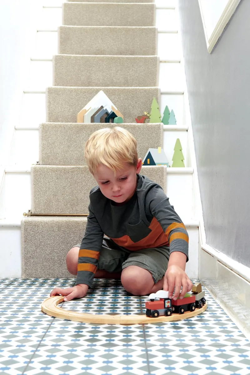 Tender Leaf Toys Tree Tops Treinenset