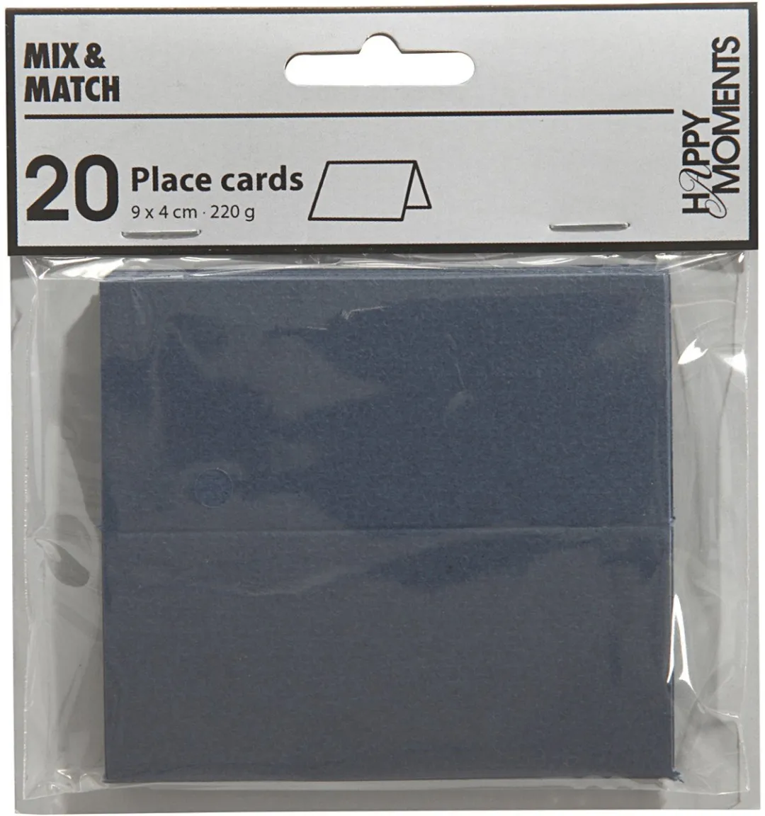 Creativ Company Plaatskaarten Blauw 9x4cm