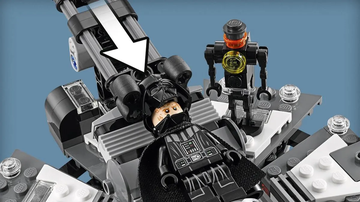 LEGO Star Wars Darth Vader Transformatie 75183 - 282 Stukken - afbeelding 6 van 6