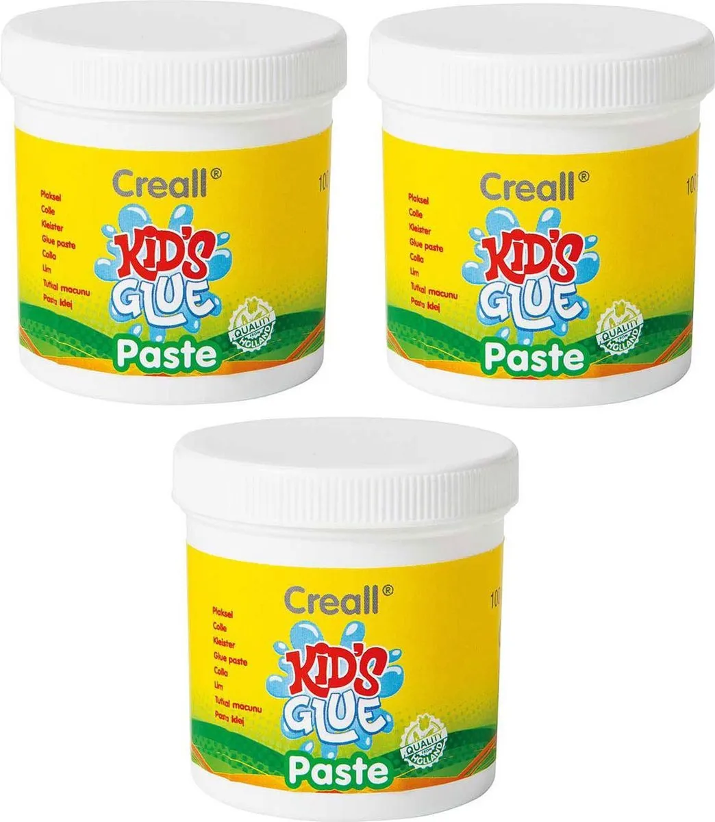 Creall Kid's Glue Paste Set 3x100g