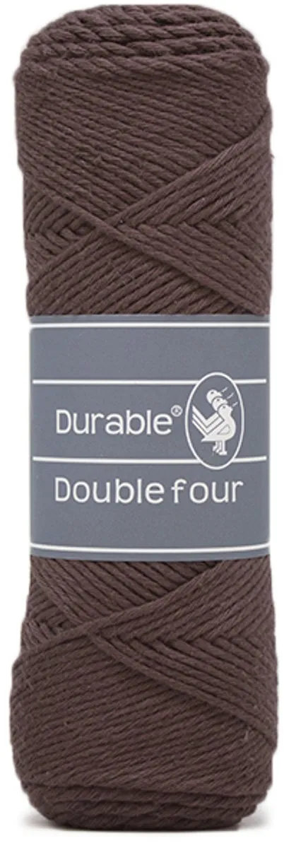Durable Double Four - 2230 Dark Brown Katoengaren - afbeelding 6 van 6
