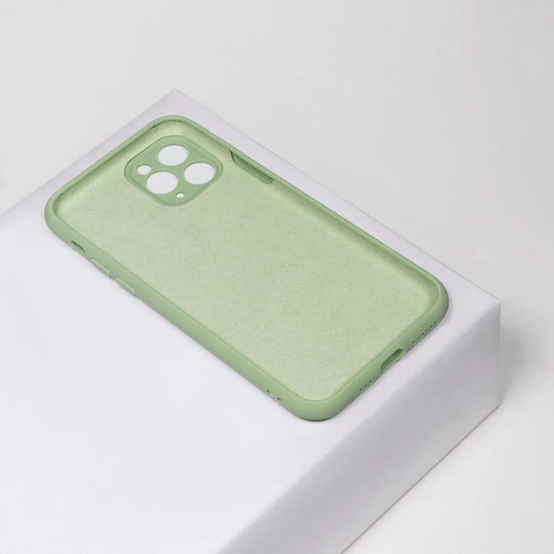 BMAX Siliconen Hoesje iPhone 11 Pro - Mintgroen