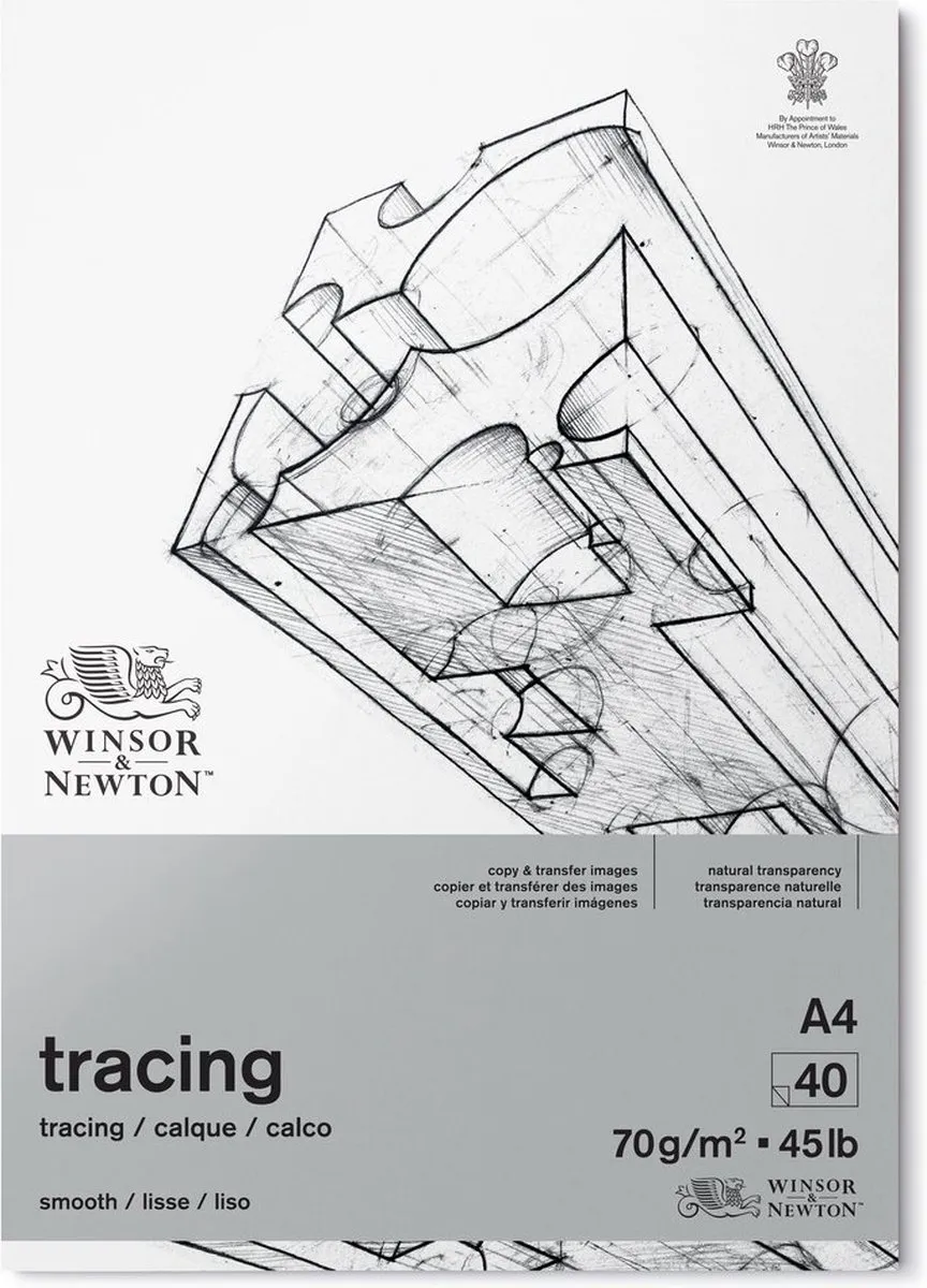Winsor & Newton Tracing Paper A4 - 70 g/m² - 40 Vel