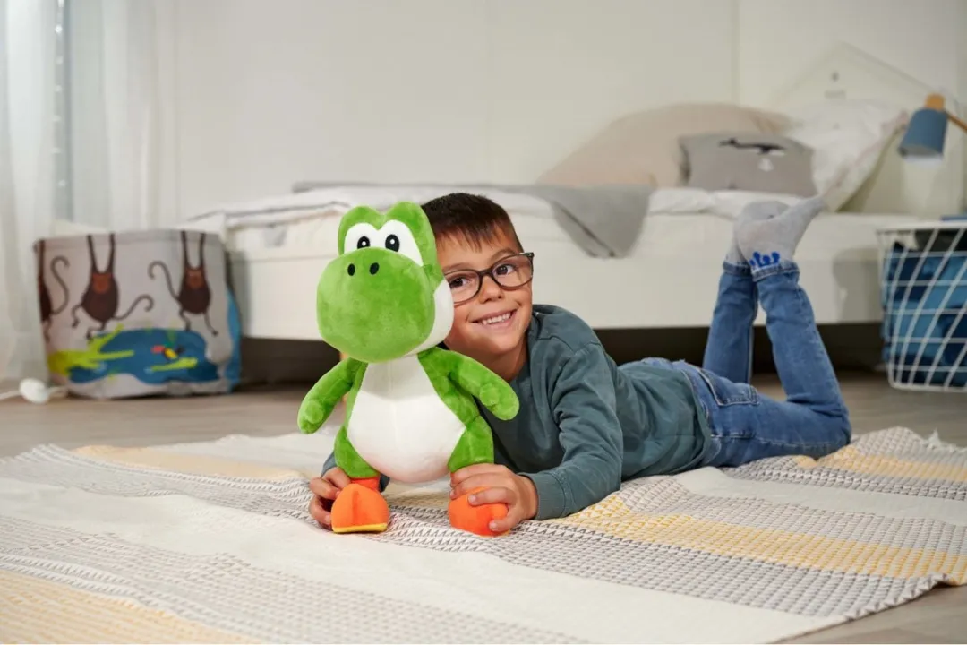Nicotoy Super Mario Yoshi Pluche 30cm - Multicolours