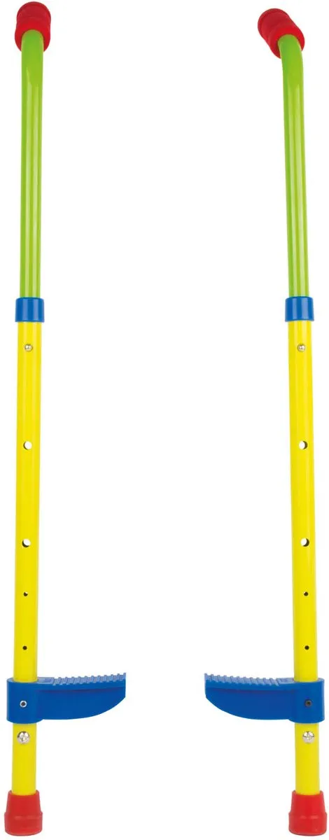 Small Foot Verstelbare Stelten 2 Stuks - Rood/Geel/Blauw/ Groen
