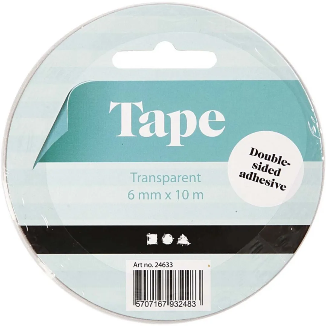 Creativ Company Dubbelzijdig Klevende Tape 6mm 10m