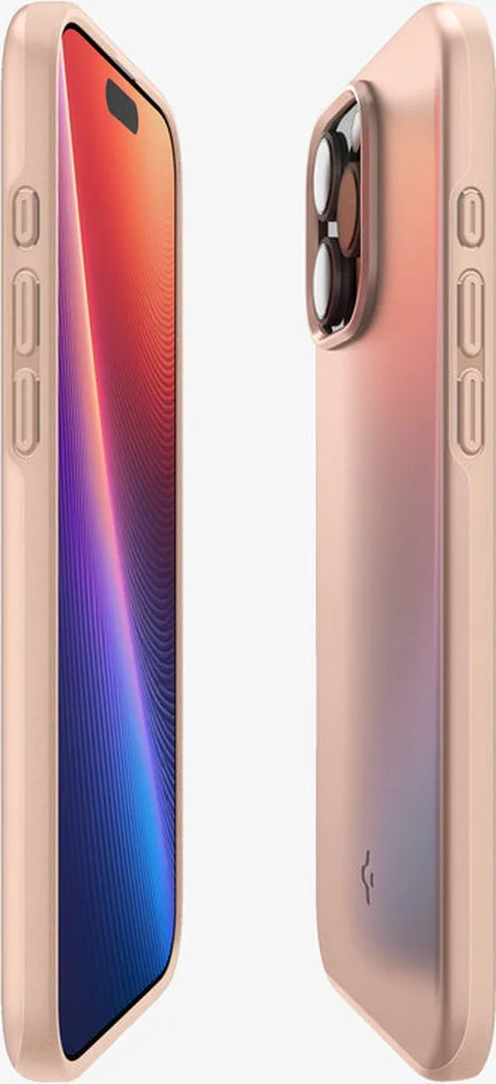 Spigen Thin Fit MagFit ACS08686 Hoesje - iPhone 16 Pro Max - Roze