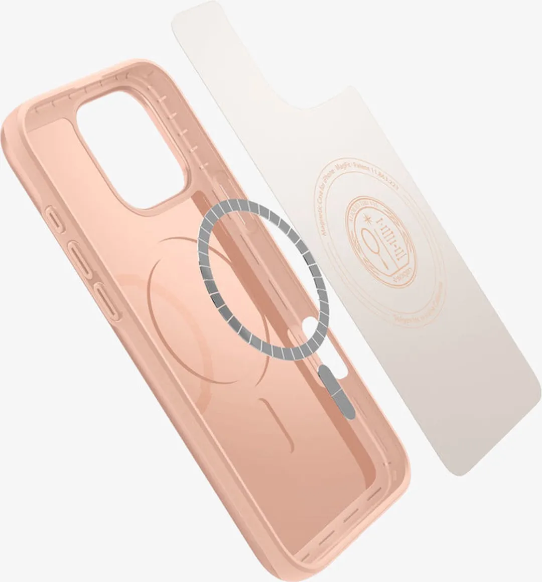 Spigen Thin Fit MagFit ACS08686 Hoesje - iPhone 16 Pro Max - Roze - afbeelding 6 van 6