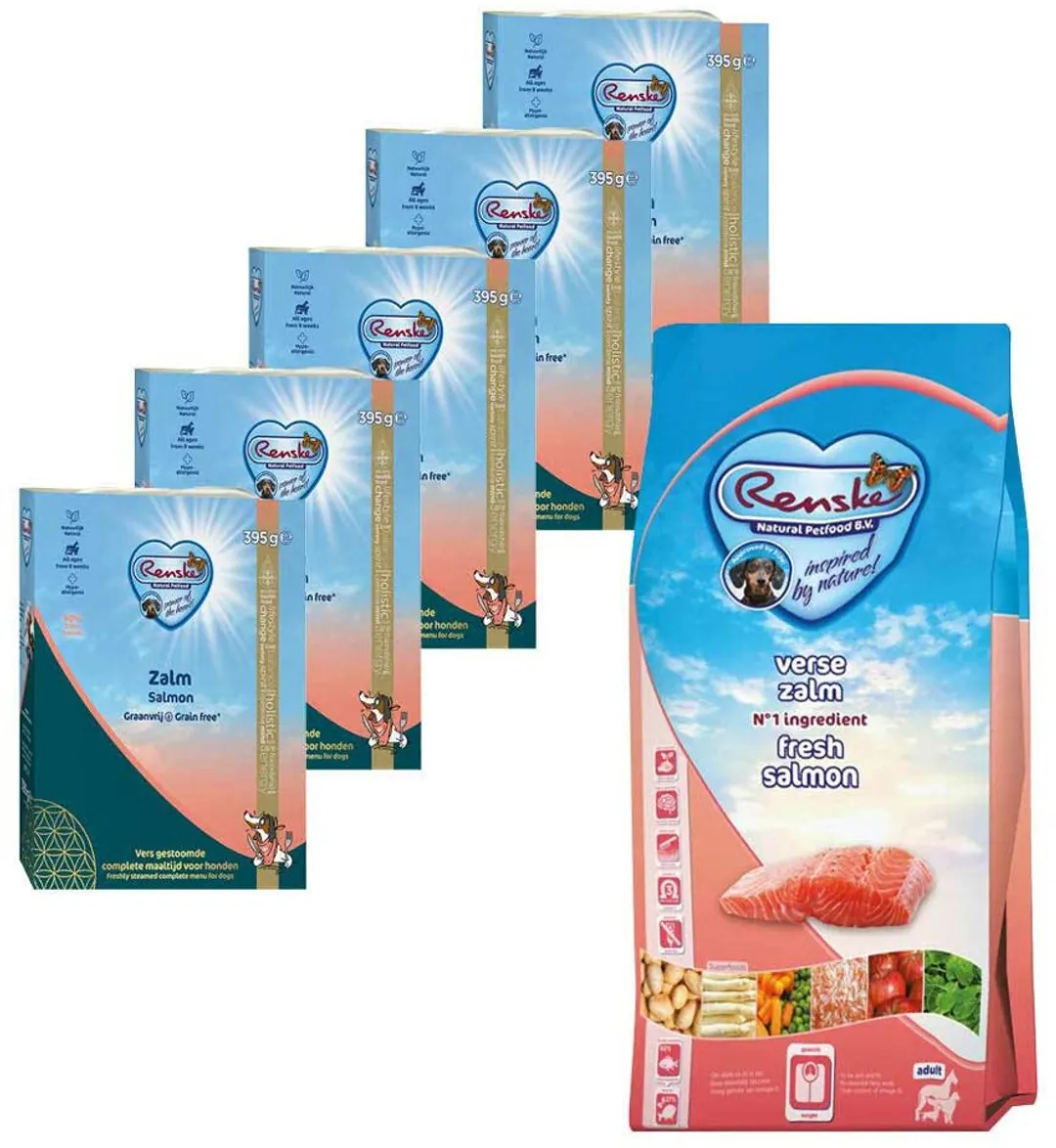 Renske Hondenvoer Zalm - 6 Stuks