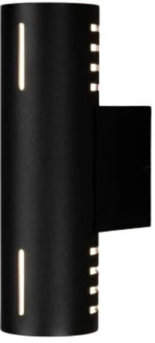 Konstsmide Cuneo Wandlamp - 1x 60W E27 - Zwart