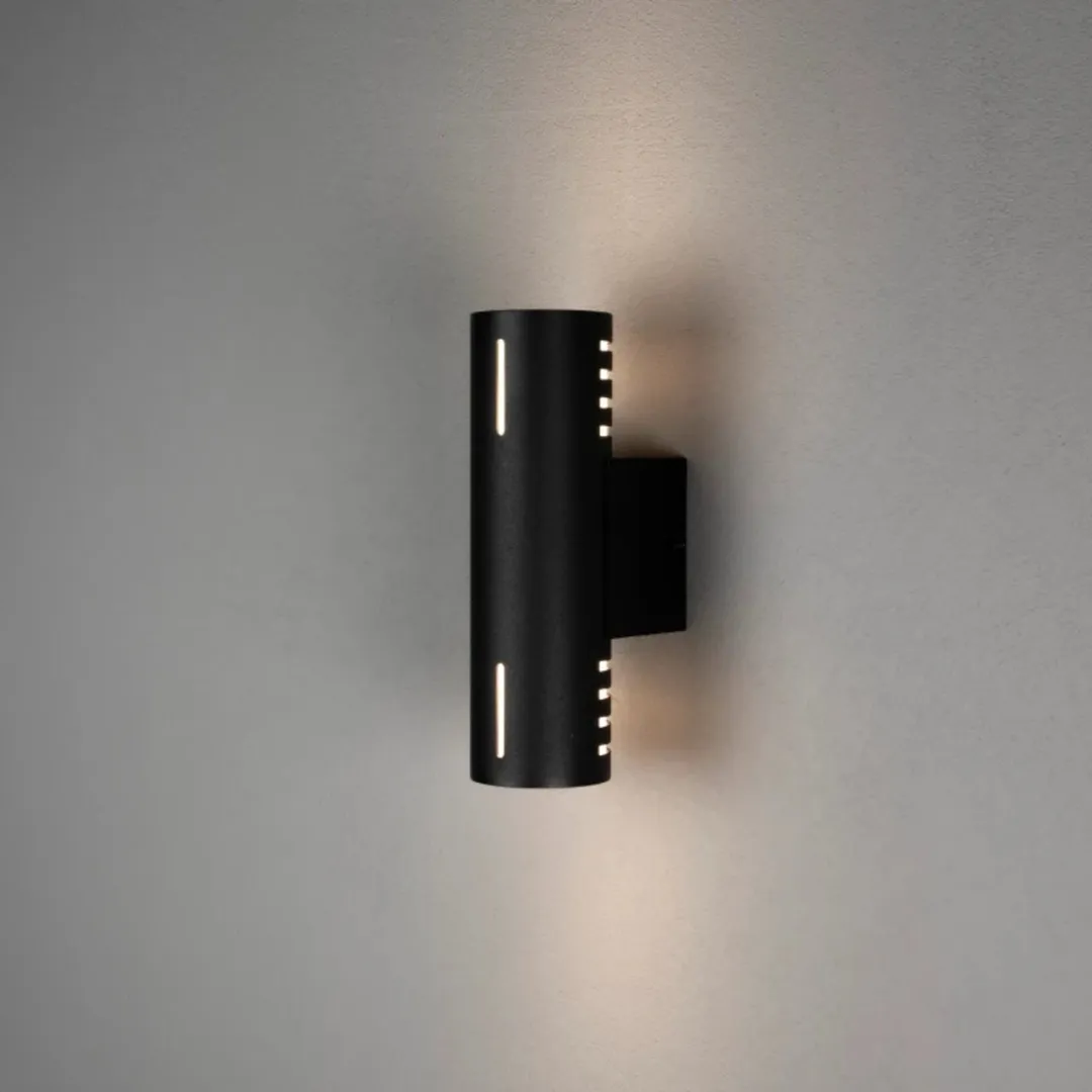 Konstsmide Cuneo Wandlamp - 1x 60W E27 - Zwart