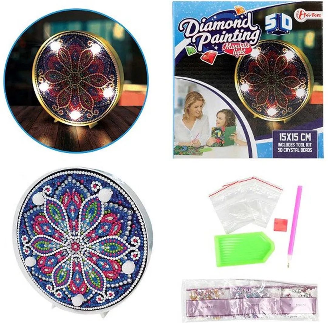 Toi-Toys Diamond Painting Mandala Lamp