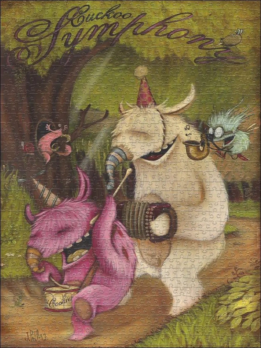 Heye Zozoville Cuckoo Symphony Legpuzzel 1500 Stuks - Multicolor