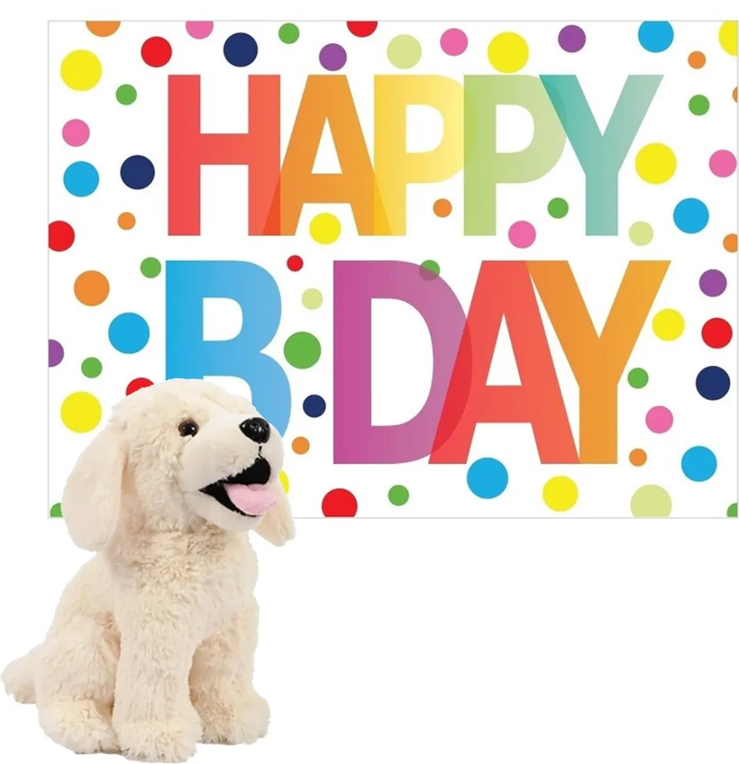 PIA Soft Toys Labrador Hond Knuffel 20cm