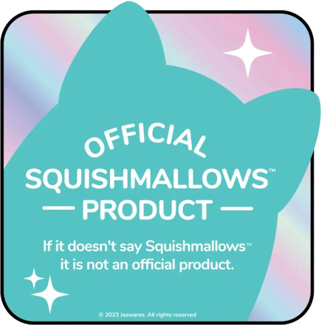 Squishmallows Leif the Leafy Seadragon 19cm - Oranje/Roz/Geel